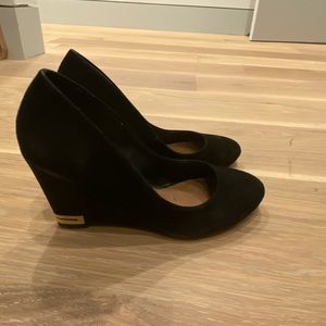 Black Aldo Suede Wedge